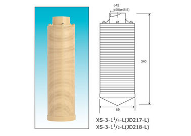 Bottom stack screen for FRP Pressure Tanks basket filter / Riser pipe