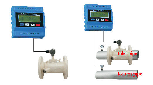 Σταθερά ευθύγραμμα υπερηχητικά Flowmeters μέχρι το χρόνο διέλευσης πολυ - η υγρή ταχύτητα καθορίζει
